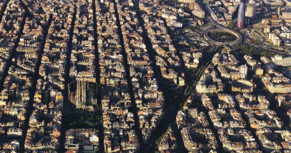 Barcellona, il piano di ampliamento di Ildefonso Cerdà.