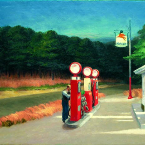 Edward Hopper, gas.