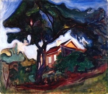 Edvard Munch, the apple tree.