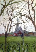 Piet Mondrian, Chiesa di St. Jacob in inverno.