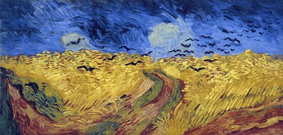 Vincent Van Gogh, Campo di grano con volo di corvi.