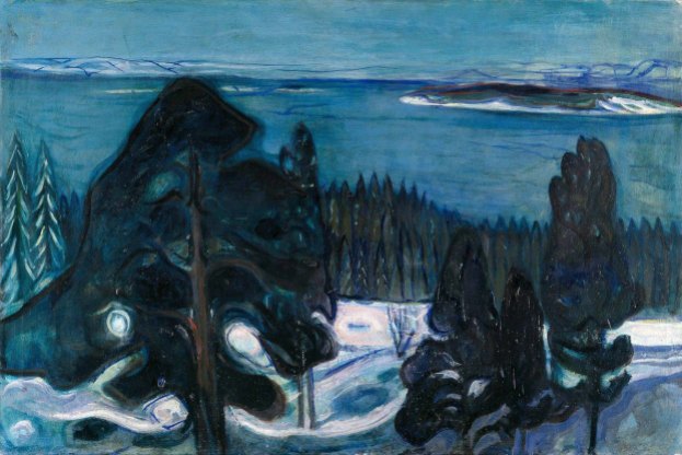 Edvard Munch, Notte d'inverno.