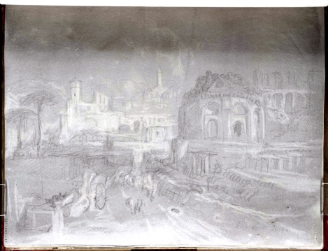 J. M. W. Turner, Tempio della Tosse, Tivoli.