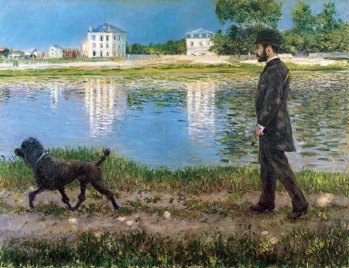 gustave_caillebotte_richard_gallo_and_his_dog_at_petit_gennevilliers
