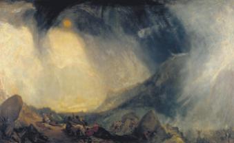 J. M. W. Turner, Snow Storm: Hannibal and his Army Crossing the Alps.