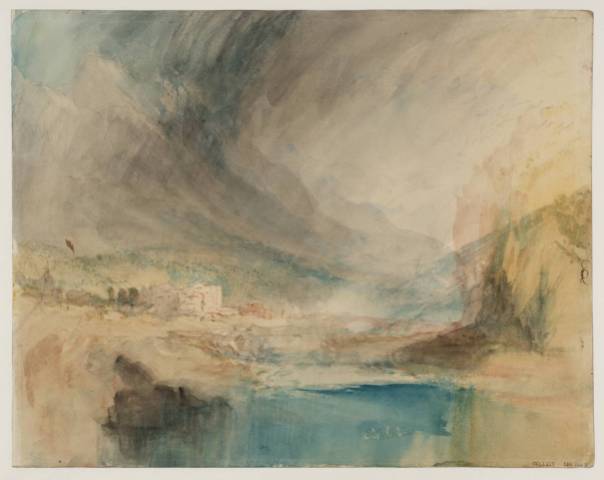 J. M. W. Turner, Storm over the Mountains.