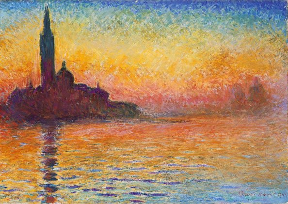 Claude Monet, San Giorgio Maggiore al Crepuscolo.