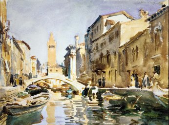 John Singer Sargent, Canale veneziano.