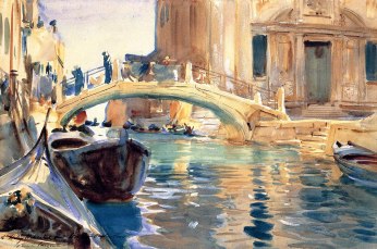John Singer Sargent, Ponte San Giuseppe di Castello, Venezia.