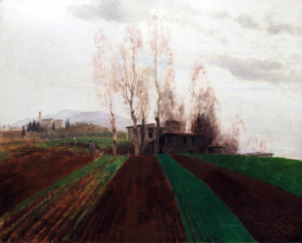 Arnold Böcklin, Inizio di primavera ad Acker, 1882.