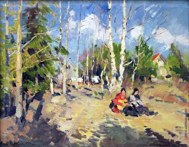Konstantin Korovin, Giorno di sole, 1914.