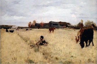 Valentin Serov, Ottobre a Domotcanovo, 1895.