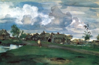 Valentin Serov, Villaggio, 1898.
