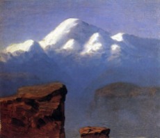 Archip Kuindzi, Cima dell'Elbrus illuminata dal sole, 1898-1908