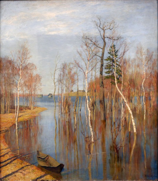 Isaak Levitan, Marzo, grandi acque, 1897