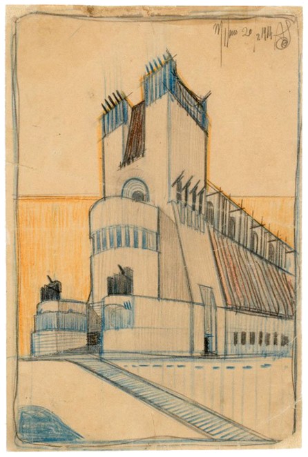 Antonio Sant'Elia, Edificio monumentale, edificio di culto