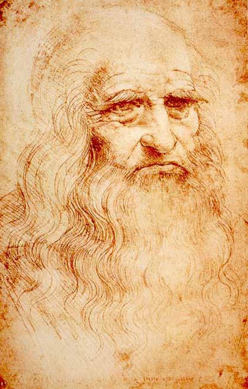 Leonardo da Vinci, Autoritratto, 1515