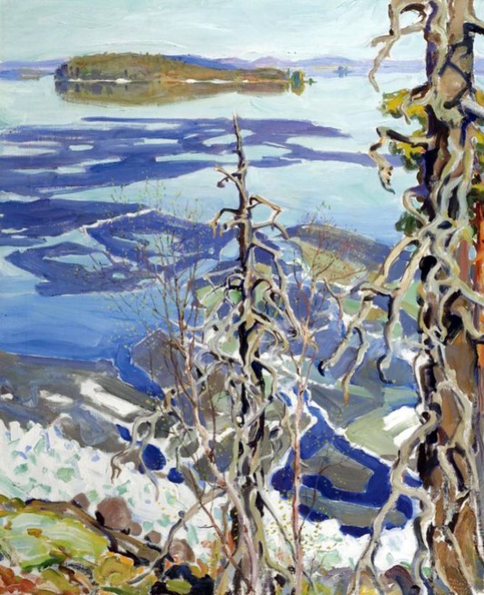 Akseli Gallen-Kallela, Disgelo sul Lago Ruovesi, 1917