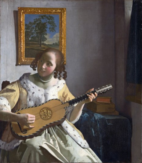 Johannes Vermeer, Suonatrice di chitarra, 1672
