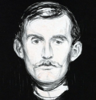 Edvard-Munch_Autoritratto-con-braccio-di-scheletro-1895-dett