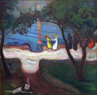 Edvard Munch, Danza sulla spiaggia, 1900
