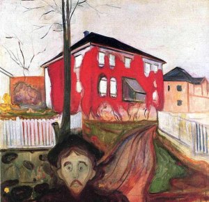 Edvard Munch, Edera rossa, 1898-1900