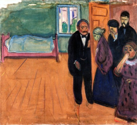Edvard Munch, Odore di morte, 1895