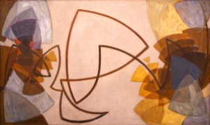 Frantisek Kupka, Assolo di una linea marrone, 1912-13