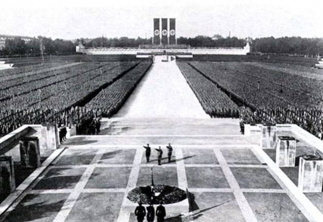Campo degli zeppelin, raduno del partito nazista, 1934