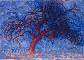 Piet Mondrian, Sera, l'albero rosso, 1908-10