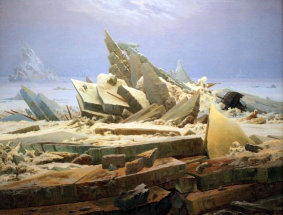 Caspar David Friedrich, Il mare di ghiaccio, 1823-24