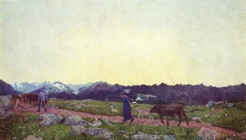 Giovanni Segantini, La natura, 1898-99