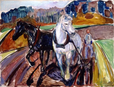 Edvard Munch, Aratura autunnale, 1919