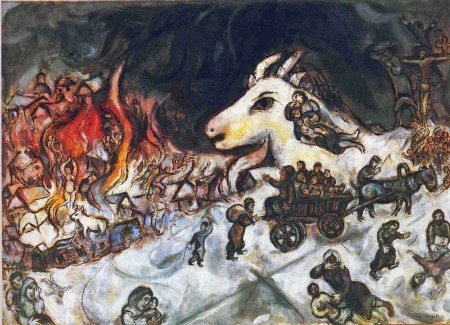 Marc Chagall quadro Guerra